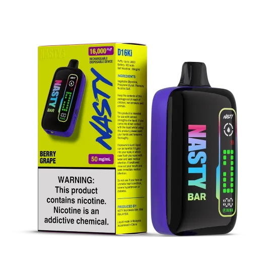 تصویر  NASTY-Berry-Grape || پاد یکبار مصرف نستی انگور و توت 