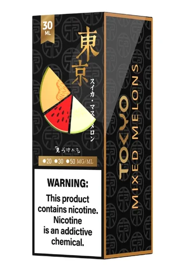 سالت نیکوتین توکیو سری گلدن طعم ترکیبی خربزه و طالبی ۳۰ میلی‌لیتر اصل Tokyo Golden Mixed Melons