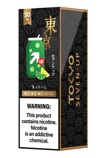 سالت نیکوتین توکیو سری گلدن طعم سون آپ نوشابه لیمو ۳۰ میلی‌لیتر اصل Tokyo Golden Seven-Up