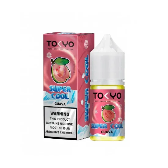 سالت نیکوتین توکیو سوپر کول طعم گواوا یخ ۳۰ میلی‌لیتر اصل Tokyo Super Cool Guava