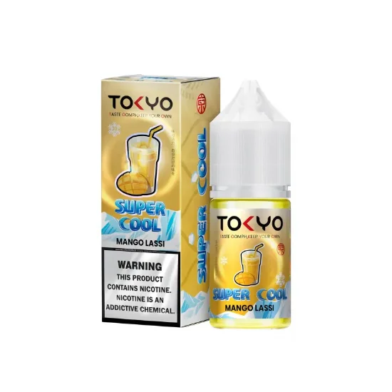 سالت نیکوتین توکیو سوپر کول طعم انبه لاسی یخ ۳۰ میلی‌لیتر اصل Tokyo Super Cool Mango Lassi
