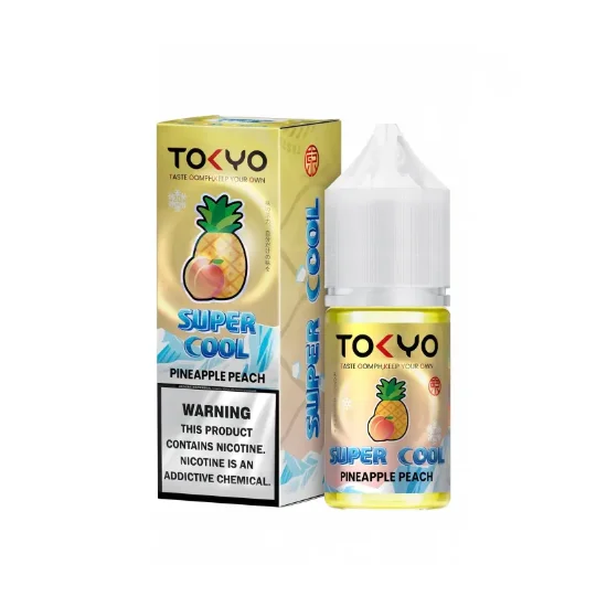 سالت نیکوتین توکیو سوپر کول آناناس هلو Tokyo Pineapple Peach Super Cool