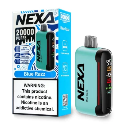 پاد یکبار مصرف نکسا ۲۰۰۰۰ پاف Blue Razz اصل