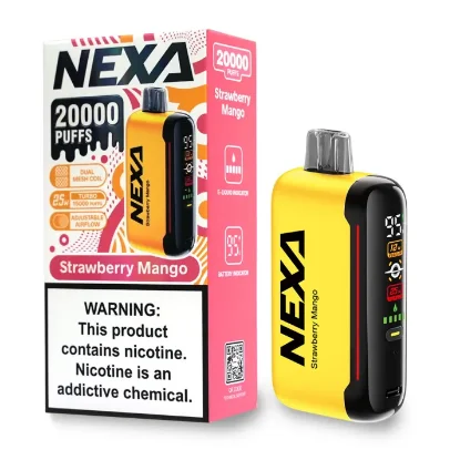 پاد یکبار مصرف نکسا ۲۰۰۰۰ پاف Strawberry Mango اصل