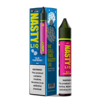تصویر  سالت نیکوتین نستی لیک بلو رزبری تمشک آبی ۶۰ میل (Nasty Liq Blue Raspberry 60ml)