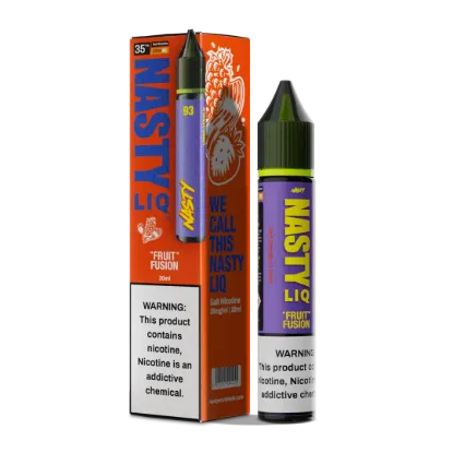 تصویر  سالت نیکوتین نستی لیک فروت فیوژن میکس میوه ۶۰ میل (Nasty Liq Fruit Fusion 60ml)