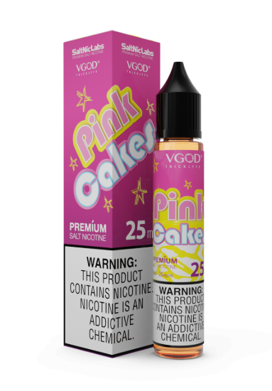 تصویر  سالت نیکوتین ویگاد پینک کیک (VGOD SaltNic Pink Cakes)