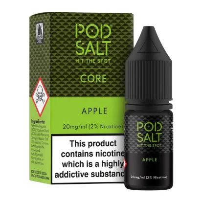 تصویر  سالت نیکوتین پاد سالت ۱۰ میل سیب (PodSalt Pod Apple 10ml)