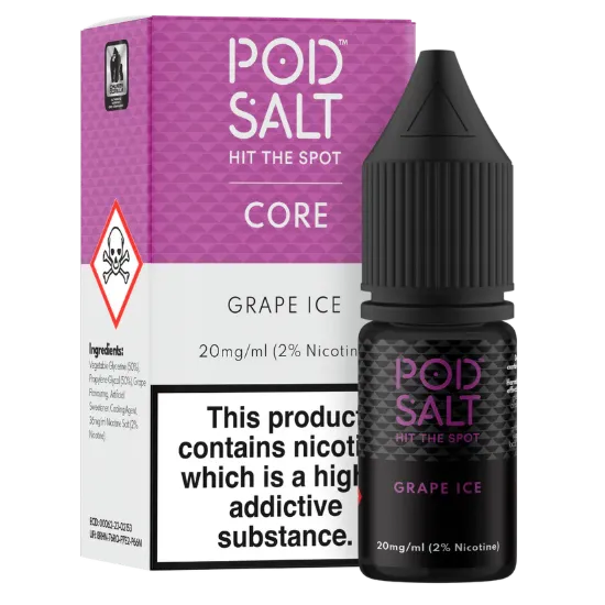 تصویر  سالت نیکوتین پاد سالت انگور یخ (PodSalt Grape Ice Pod)