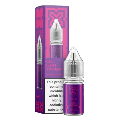 تصویر  سالت نیکوتین پاد سالت نکسوس پینک پرپل لیموناد (PodSalt Pod Nexus Pink Purple Lemonade)