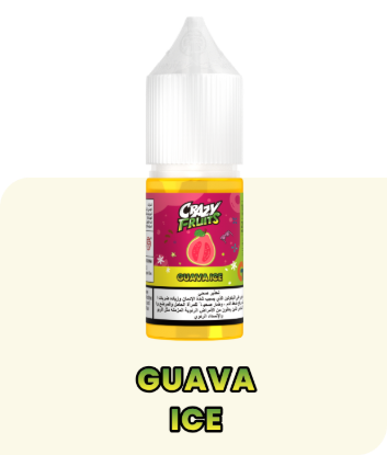 تصویر  سالت نیکوتین توکیو کرزی فروت گواوا یخ ۱۰ میل (Tokyo CRAZY FRUITS 10ML SALTNICOTINE GUAVA ICE)