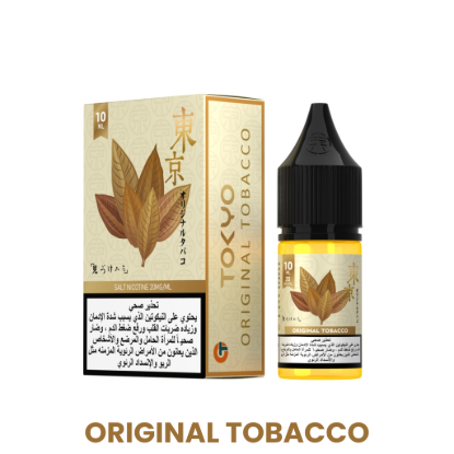 تصویر  سالت نیکوتین توکیو تنباکو اورجینال ۱۰ میل (Tokyo 10ML SALTNICOTIN ORIGINAL TOBACCO)