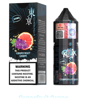 تصویر  سالت نیکوتین توکیو رمیکس گریپ فروت انگور ۳۰ میل (Tokyo Remix 30ml GRAPEFRUIT GRAPE)