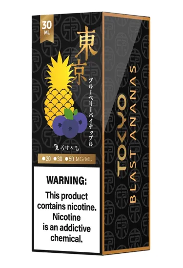 تصویر  سالت نیکوتین توکیو گلدن آناناس یخ ۳۰ میل (Tokyo Golden 30ml BLAST ANANAS)