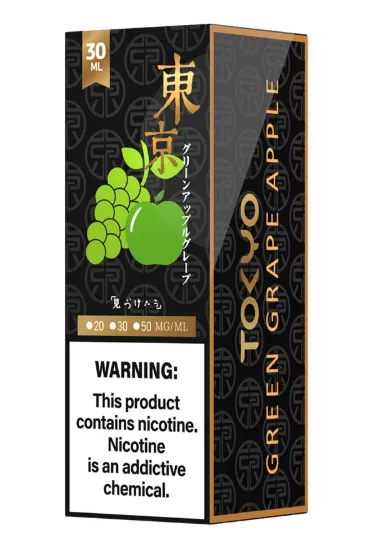 تصویر  سالت نیکوتین توکیو گلدن انگور سبز سیب ۳۰ میل (Tokyo Golden 30ml GREEN GRAPE APPLE)