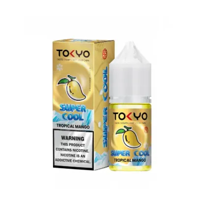 تصویر  سالت نیکوتین توکیو سوپر کول انبه استوایی ۳۰ میل (Tokyo SaltNic 30ml Super Cool TROPICAL MANGO)
