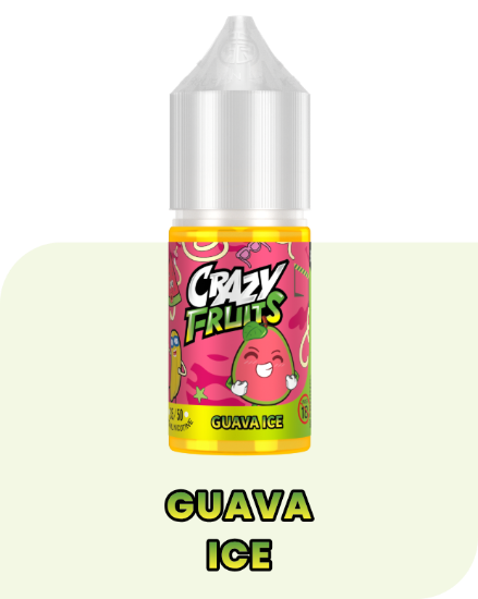 تصویر  سالت نیکوتین توکیو کریزی فروت گواوا یخ (Tokyo Crazy Fruit Guava Ice SaltNic)