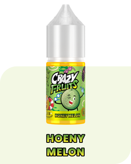 تصویر  سالت نیکوتین توکیو کریزی فروت هانی ملون (Tokyo Crazy Fruit Honey Melon SaltNic)