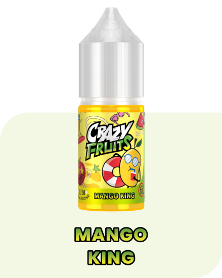 تصویر  سالت نیکوتین توکیو کریزی فروت منگو کینگ (Tokyo Crazy Fruit Mango King SaltNic)